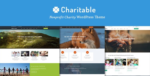 Charitable v2.0.0 &#8211; Charity Nonprofit Organization WordPress Theme