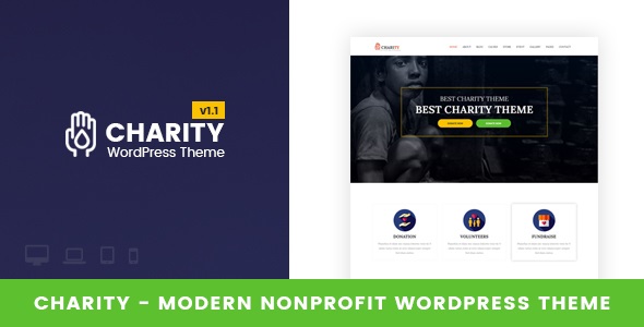 Charity v1.3 &#8211; Nonprofit WordPress Theme