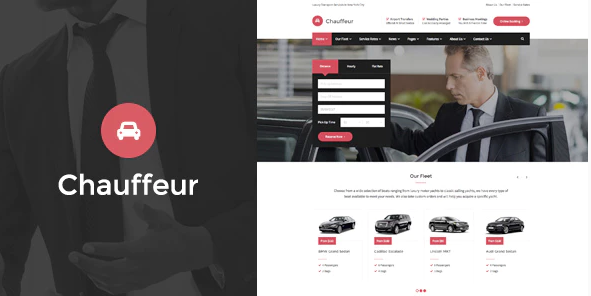 Chauffeur v1.3.2 &#8211; Limousine, Transport And Car Hire WP Theme