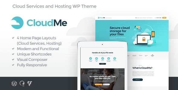 CloudMe v1.2.2 | Cloud Storage &amp; File-Sharing Services WordPress Theme