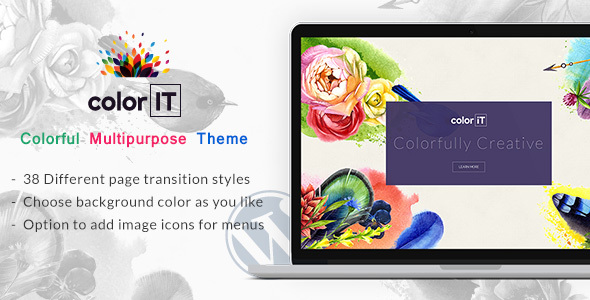 Color Folio v1.1 &#8211; Portfolio Color WordPress Theme
