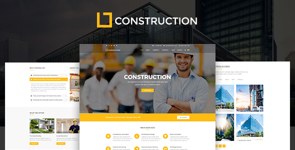 Construction v1.0.8 &#8211; Business &amp; Building Company WordPress Theme