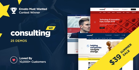 Consulting v4.6.8 &#8211; Business, Finance WordPress Theme