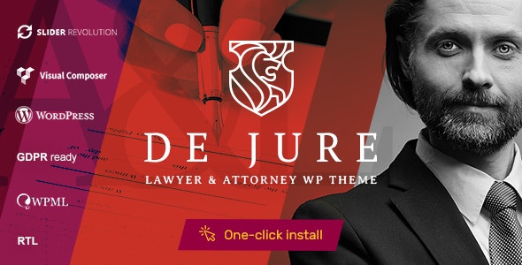 De Jure v1.0.7 &#8211; Attorney and Lawyer WP Theme