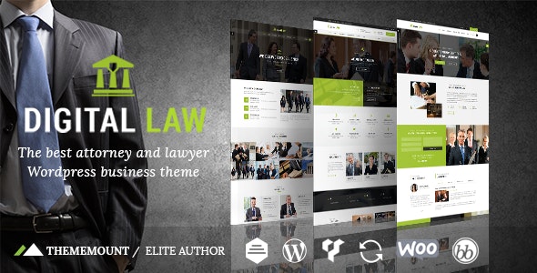 Digital Law v8.0 | Attorney &amp; Legal Advisor WordPress Theme