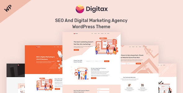 Digitax v1.0.1 &#8211; SEO &amp; Digital Marketing Agency WordPress Theme