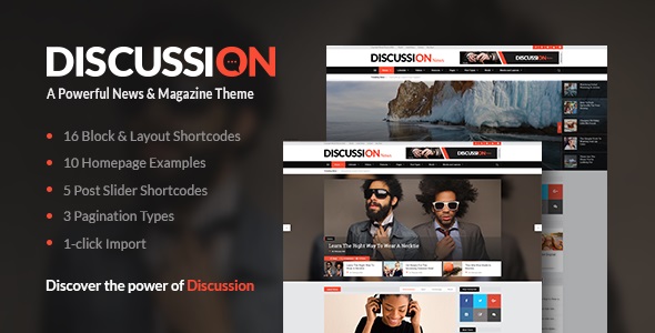Discussion &#8211; News Theme