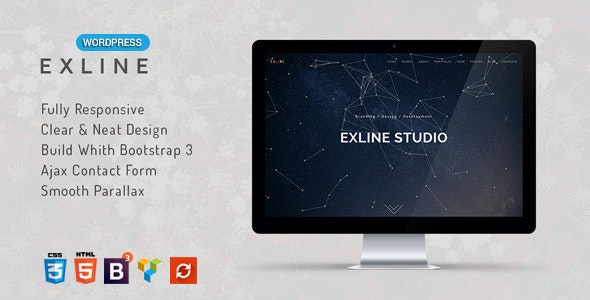 Exline v1.5.9 | One Page Multipurpose WordPress Theme