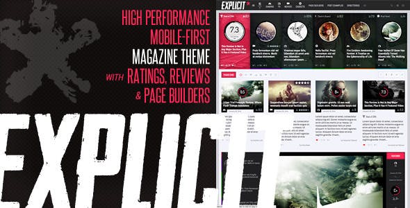 Explicit v2.6 &#8211; High Performance Review Magazine Theme