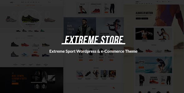 Extreme v1.4 | Sports Clothing &amp; Equipment Store WordPress Theme