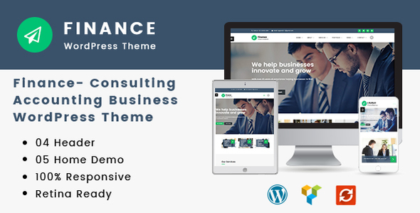 Finance v1.3.0 &#8211; Consulting, Accounting WordPress Theme