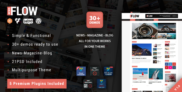 Flow News v2.0 &#8211; Magazine and Blog WordPress Theme