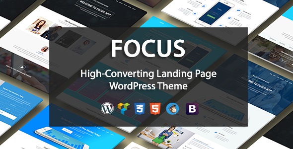 Focus v1.1 High-Converting Landing Page WordPress Theme
