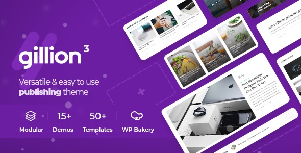 Gillion v3.4.4 | Multi-Concept Blog/Magazine &amp; Shop WordPress Theme