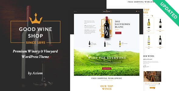 Good Wine v1.1.3 | Wine House, Winery &amp; Wine Shop WordPress Theme