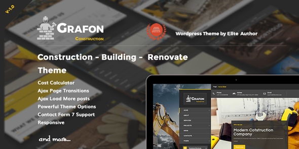Grafon v1.1.0 &#8211; Construction Building Renovate WordPress Theme