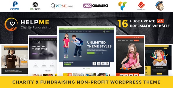 HelpMe v2.8 &#8211; Nonprofit Charity WordPress Theme
