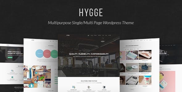 Hygge v1.0.10 &#8211; Multipurpose Single-Multi Page WP Theme