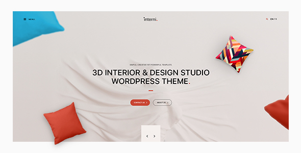 Interni v1.0 &#8211; 3D Interior &amp; Design Studio WordPress Theme