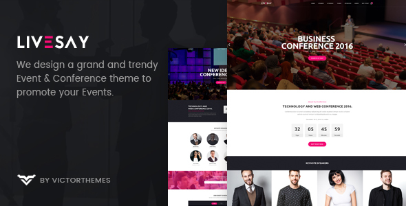 Livesay v1.7 &#8211; Event &amp; Conference WordPress Theme