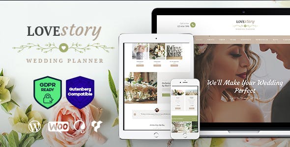 Love Story v1.2 | A Beautiful Wedding and Event Planner WordPress Theme