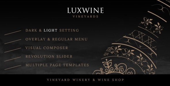 Luxwine v2.5 &#8211; Wine WordPress Theme