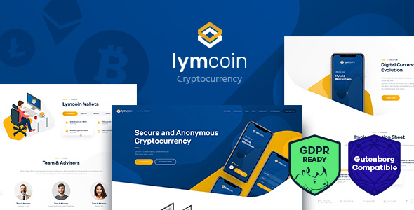 Lymcoin v1.3 | Cryptocurrency &amp; ICO WordPress Theme