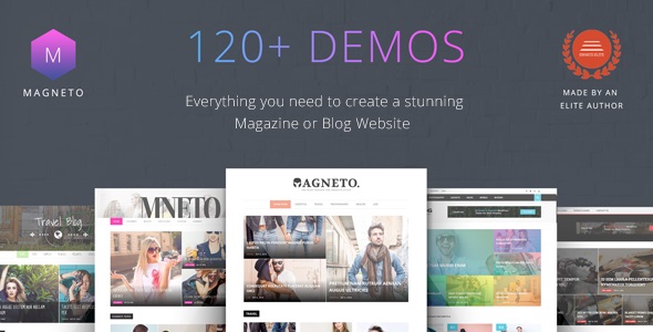 Magneto v1.2 &#8211; Multi Concept Responsive WordPress Magazine and Blog Theme