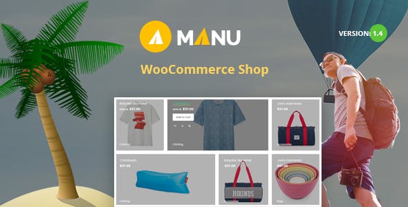 Manu v1.5 &#8211; Travel Store WooCommerce WordPress Theme