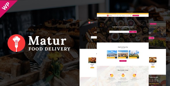 Matur v1.4 &#8211; Food Delivery &amp; Ordering WordPress Theme