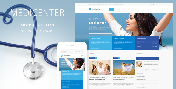 MediCenter v11.1 &#8211; Health Medical Clinic WordPress Theme