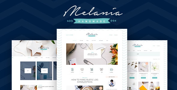Melania v1.5.2 | Handmade Blog &amp; Shop WordPress Theme
