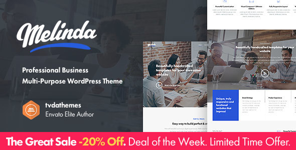 Melinda v1.1.2 &#8211; Professional Business Multi-Purpose WordPress Theme