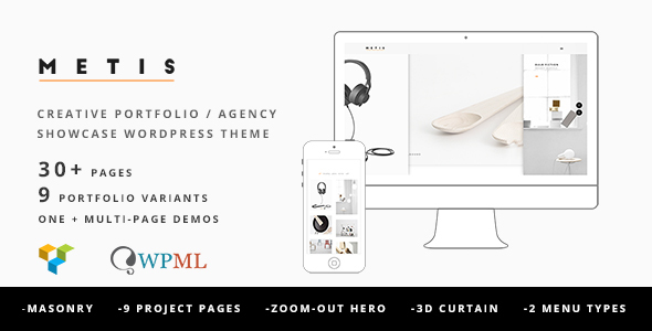 Metis v1.4.4 &#8211; Portfolio / Agency WordPress Theme