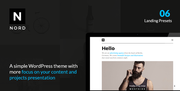 NORD v1.0.0 &#8211; WordPress Theme with Focus on Content