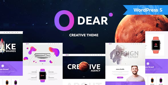 Odear v1.1.1 &#8211; Multi-Concept Creative WordPress Theme