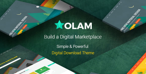 Olam v4.4.6 &#8211; WordPress Easy Digital s Theme, Digital Marketplace, Bookings