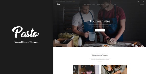 Pasto v1.0 &#8211; Restaurant &amp; Cafe Responsive WordPress Theme