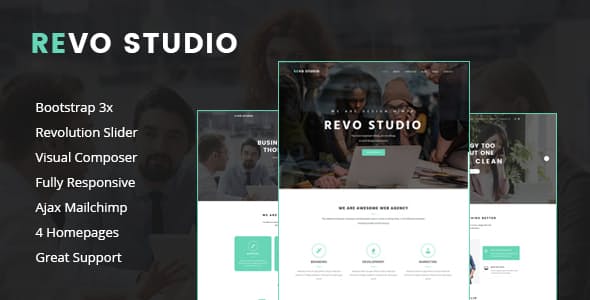 Revo Studio v1.1.1 &#8211; Multipurpose WordPress Theme