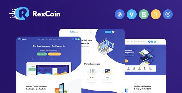 RexCoin v1.1 | A Multi-Purpose Cryptocurrency &amp; Coin ICO WordPress Theme