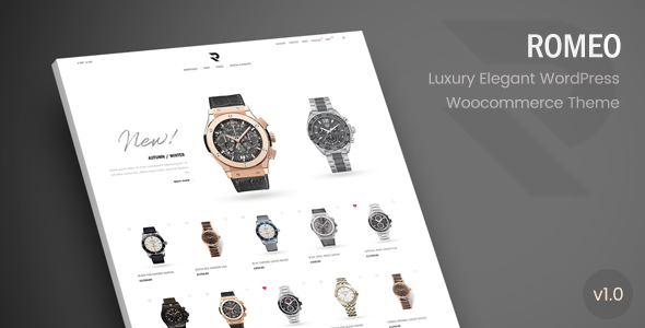 Romeo v1.1 &#8211; Luxury Modern WooCommerce WordPress Theme