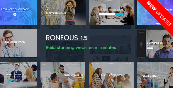 Roneous v1.7.1 &#8211; Creative Multi-Purpose WordPress Theme
