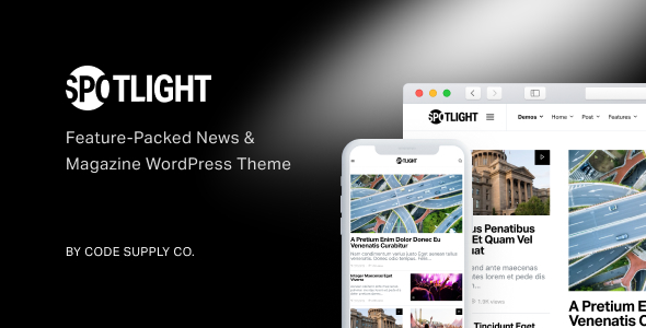 Spotlight v1.5.6 &#8211; Feature-Packed News &amp; Magazine WordPress Theme