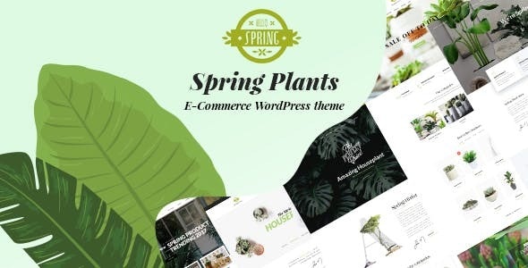 Spring Plants v2.2 &#8211; Gardening &amp; Houseplants WordPress Theme