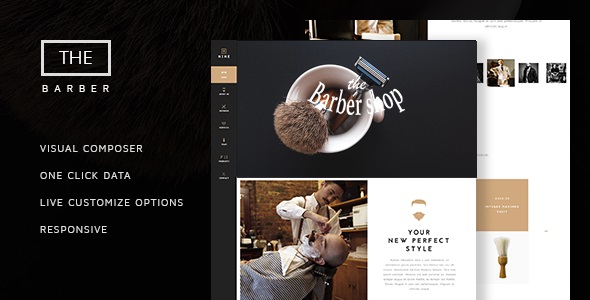 The Barber Shop v1.8.2 &#8211; One Page Theme For Hair Salon