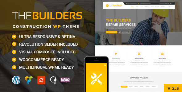 The Builders v2.5 &#8211; Construction WordPress Theme
