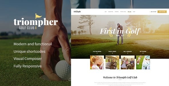 Triompher | Golf Course &amp; Sports Club WordPress Theme