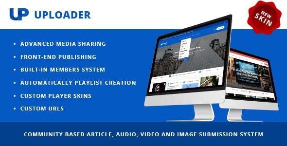 Uploader v3.0.0 &#8211; Advanced Media Sharing Theme