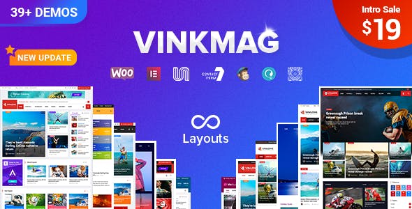 Vinkmag v2.7 &#8211; Multi-concept Creative Newspaper News Magazine WordPress
