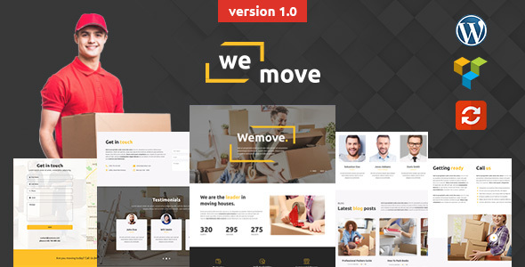 WeMove v1.1.1 &#8211; Home Moving &amp; Logistic WordPress Theme